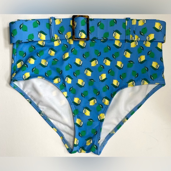 Boden Kythira Bikini High Rise Size 8 Bottom In Lemon Print  NWT - Picture 5 of 7